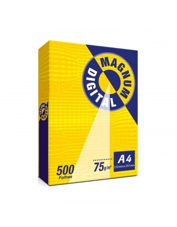 PAPEL SULFITE MAGNUM DIGITAL A4 75G C/500 FOLHAS BRANCO