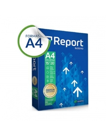 PAPEL SULFITE REPORT PREMIUM A4 75G C/500 FOLHAS BRANCO