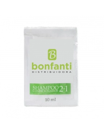 SHAMPOO 2X1 PEROLADO BONFANTI 30ML C/250 SACHE - SHAMPOO HOTEL