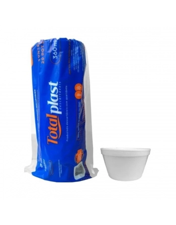 POTE TÉRMICO SEM TAMPA 360ML COM 20UN - TOTALPLAST