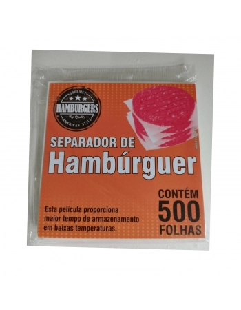 SEPARADOR DE HAMBURGUER 13X13CM C/500UN - NOVA PACKING