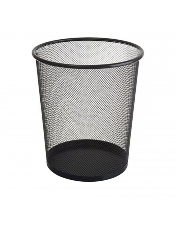 CESTO OFFICE ARAMADO METAL PRETO 9L - BRW