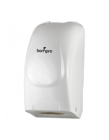 DISPENSER PAPEL HIGIÊNICO INTERFOLHAS BRANCO - BOMPRO