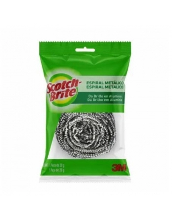 ESFREGAO ESPIRAL METALICO SCOTCH-BRITE 20G