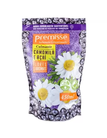 SABONETE LIQUIDO PREMISSE ACAI E CAMOMILA 450ML REFIL