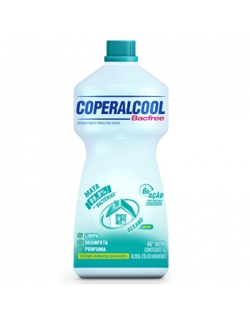 ALCOOL LIQUIDO COPERALCOOL BACFREE 46% OCEANO 1L