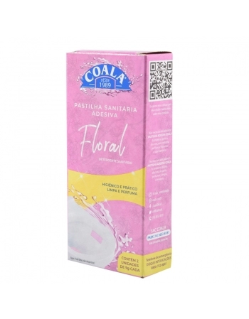 PASTILHA ADESIVA COALA FLORAL C/2 9G